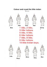 Ten little indians boys