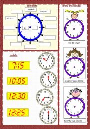 WHAT TIME IS IT? (2/2) ****(editable)