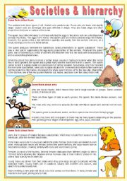 English Worksheet: Societies & hierarchy (reading, compreehension, writing, conversation, debate + tons of related tasks) ((3 pages)) ***fully editable