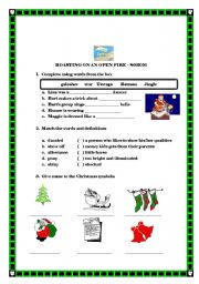 English Worksheet: Simpsons Christmas Episode