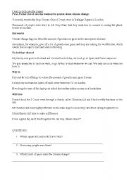 English Worksheet: Reading English Alive 2ºESO