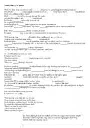 English Worksheet: 