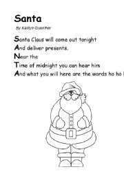 English Worksheet: Christmas 