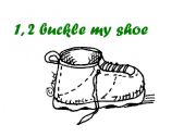 English Worksheet: 1,2 Buckle My Shoe