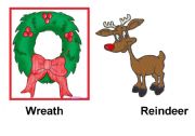 English Worksheet: Christmas flashcards 3/3
