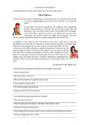 English Worksheet: 7th grade test - school