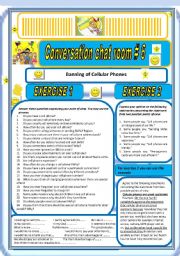 English Worksheet: Chat Room #6 