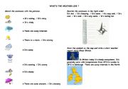 English Worksheet: Whats the weather like ?