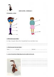 English Worksheet: Mary Poppins worksheet n5