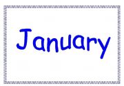 English Worksheet: The months