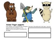 animal finger puppets