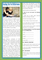 English Worksheet: HACKING 