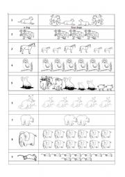 English Worksheet: Plural, animals