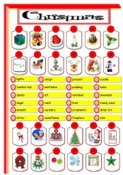 English Worksheet: Christmas