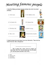 English Worksheet: Physical Appearance