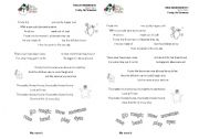 English Worksheet: Frosty, the snowman