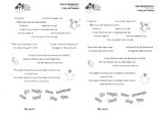 English worksheet: Frosty, the snowman