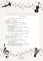 English Worksheet: Song activity Home - Chris Daughtry - 2 pages