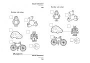 English worksheet: Toys