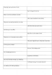 English Worksheet: AB dictation for beginners