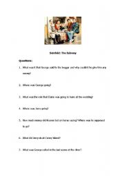 English worksheet: Seinfeld Comprehension Sheet