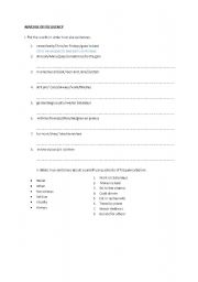 English Worksheet: ADVERBS OF FERQUENCY