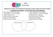 English worksheet: Past Tense