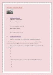 English worksheet: what is couchsurfing video from metacafe.com