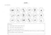 English worksheet: the body game