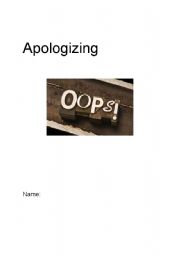 Apologizing