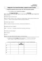 English Worksheet: Grammar : Questions with 