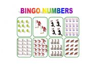 English worksheet: BINGO NUMBERS