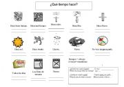 English worksheet: Weather Expressions