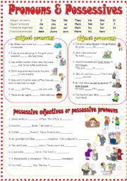 Personal pronouns & Possessive