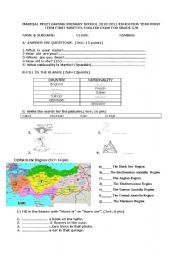 English worksheet: Exam