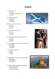 English Worksheet: Scotland