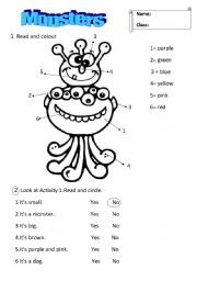 English Worksheet: body parts