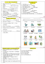English Worksheet: general test