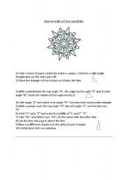 Christmas snowflake