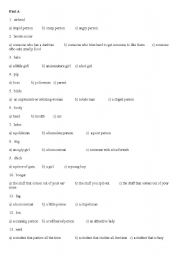 English Worksheet: Slang Quiz