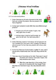 christmas word problems