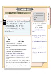 FIRST CONDITIONAL 