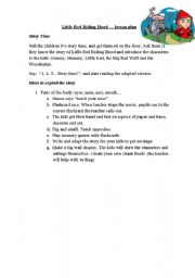 English Worksheet: Little Red Riding Hood 