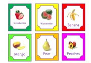 Fruits flashcards