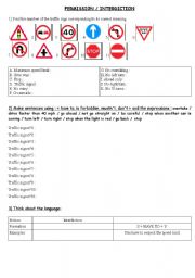 English Worksheet: Mustnt - have to