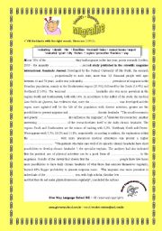 English Worksheet: Health - Why do we have HEADACHE  and MIGRAINE