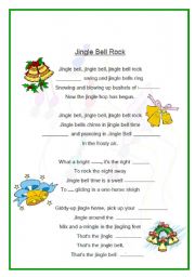 English worksheet: xmas filling  