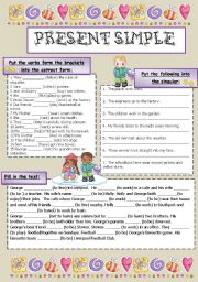 English Worksheet: Present Simple