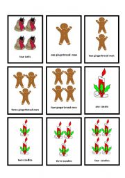 English Worksheet: Christmas go_fish 10