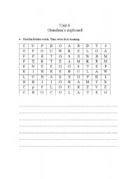 English worksheet: hidden words 